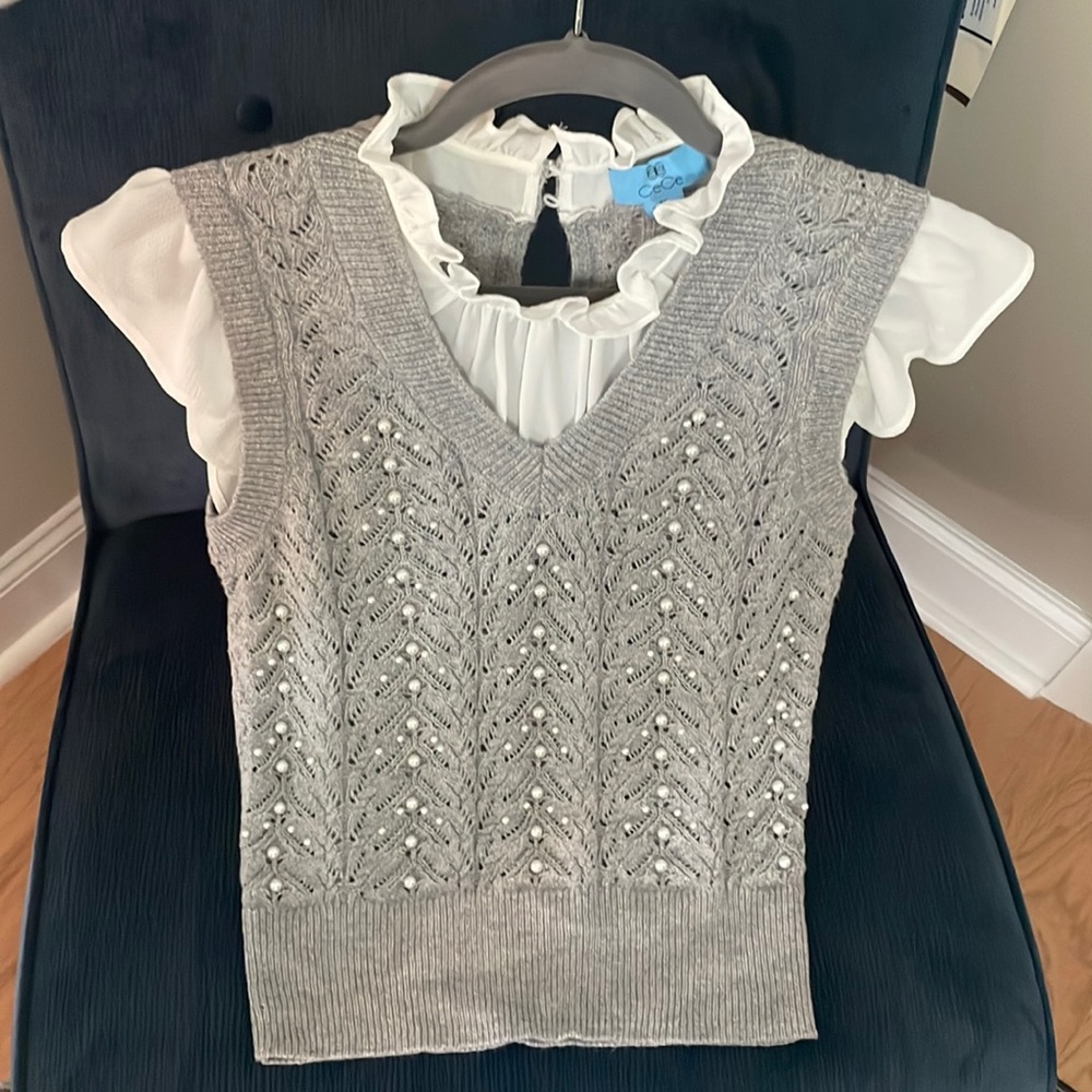 Cece Short sleeved sweater